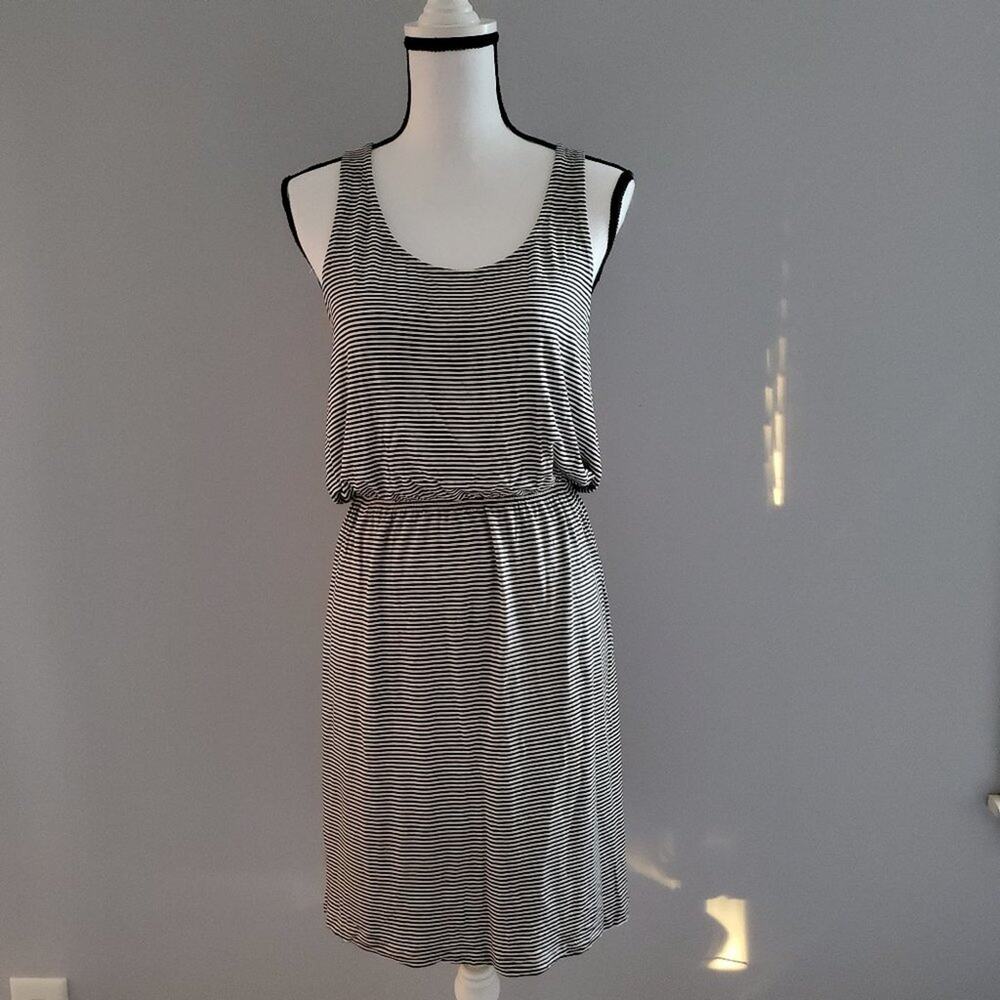 H&M Basic Striped Sleeveless Tee Dress Size S